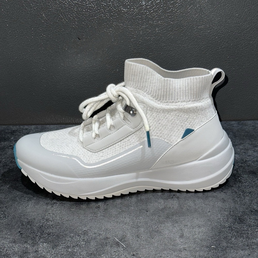 Vessi Cloudburst High Top Womens Size 9 Waterproof Sneakers Hiking Frost White - Picture 8 of 11